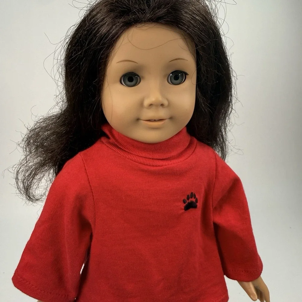 American Girl Ruthie Smithens Doll Blue Eyes Long Brown Hair 18